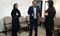 بازدید رئیس دانشگاه علوم پزشکی البرز از روند برگزاری نهمین دوره انتخابات نظام پزشکی در فردیس